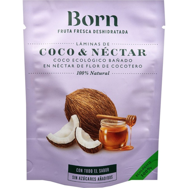 Born Fogli Disidratati Cocco e Nettare 40 Gr Eco