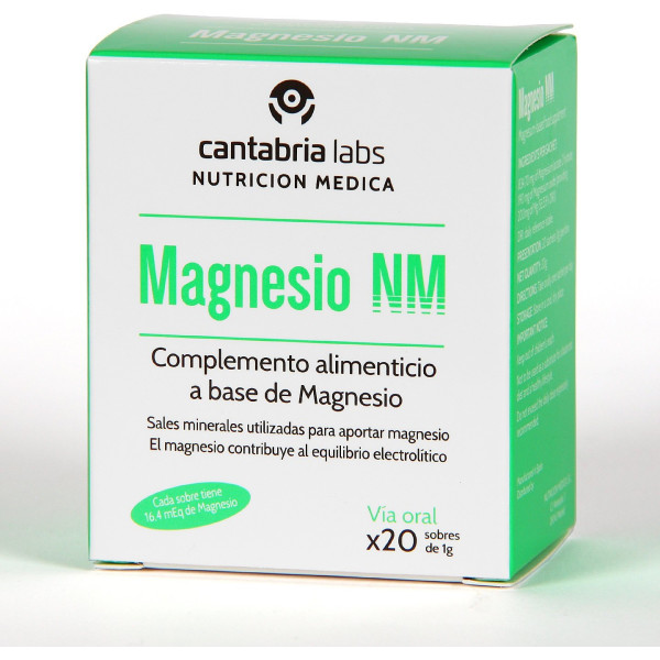 Cantabria Labs Magnésio Nm 20 Envelopes