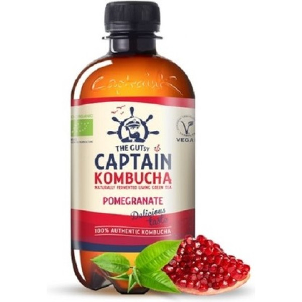 Capitão Kombuchá Romã 400 Ml Bio