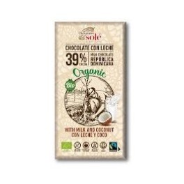 Solé Chocolates Chocolate com Leite e Coco 100 Gr Eco Sem Glúten