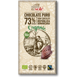 Solé Chocolates Chocolate Amargo 73% 100 Gr Eco Sem Glúten