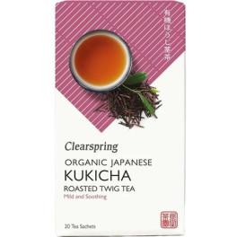 Clearspring Chá Kukicha Infusão 20 Sachês