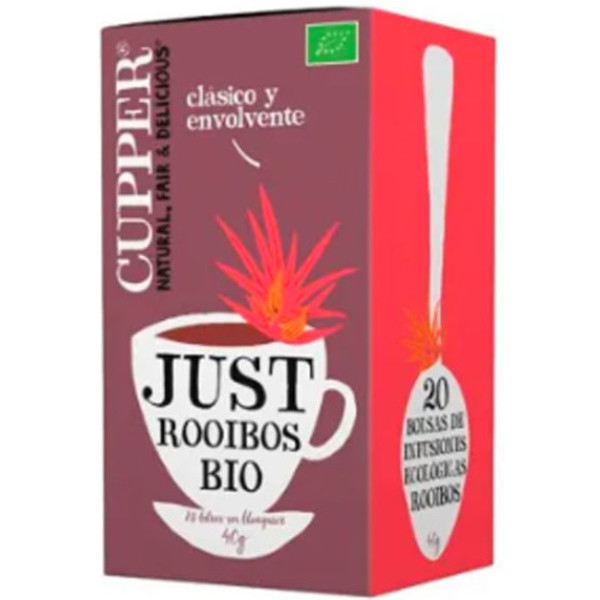 Cupper Rooibos Infusão 20 Envelopes Orgânicos