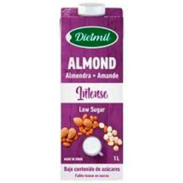 Diemil Bebida Vegetal Amêndoa 6 Unidades X 1 Lt