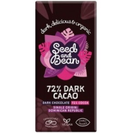 Ecocentro Seed&bean Chocolate Negro 72% 75 Gr Bio Vegan