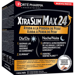 Forté Pharma Forté Pharma Xtraslim Max 24 60 Comp (30 Dag + 30 Nacht)