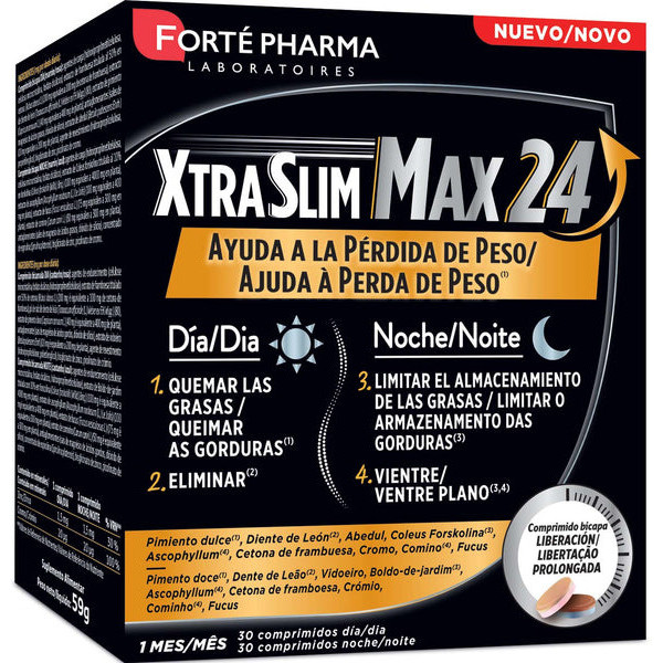 Forté Pharma Forté Pharma Xtraslim Max 24 60 Comp (30 Dia + 30 Noche)