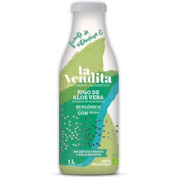 La Vendita Jus 100% Aloe Vera Avec Pulpe 1 L Eco