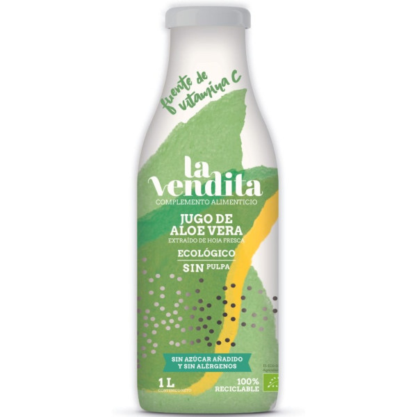 La Vendita Succo Di Aloe Vera 100% Senza Polpa 1 L Eco