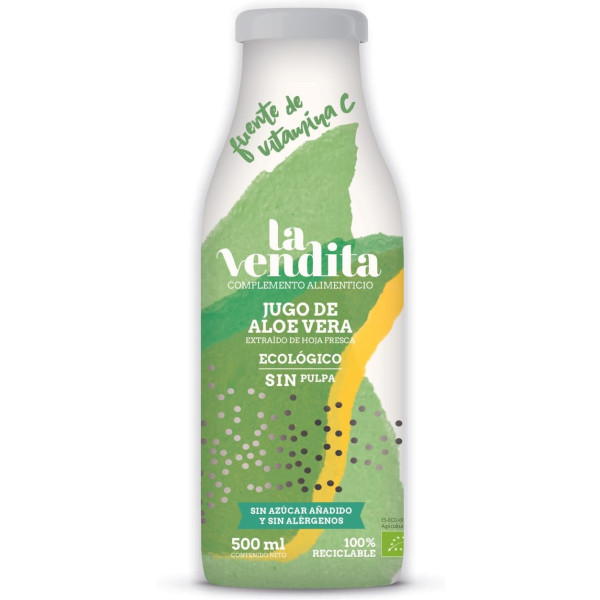 La Vendita Succo Di Aloe Vera 100% Senza Polpa 500 Ml Eco