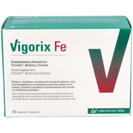 Vinas Laboratories Vigorix Fe 90 Caps Gelat Dura