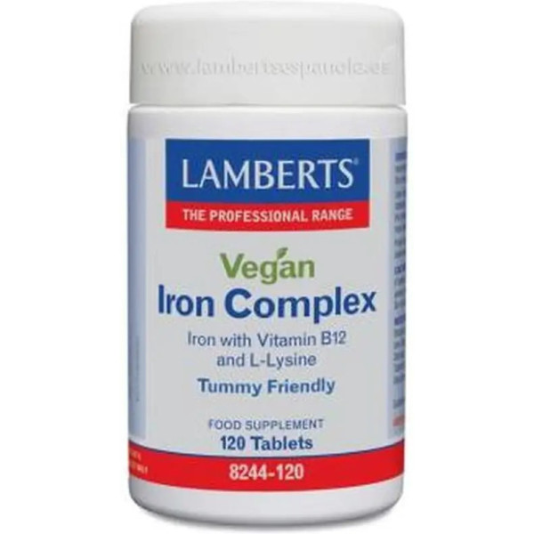 Lamberts Veganistisch IJzercomplex 120 Comp