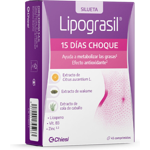 Lipograsil 15 Dagen Schok 45 Caps