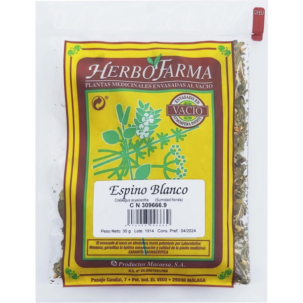 Aubépine blanche Macoesa Herbofarma 30 Gr