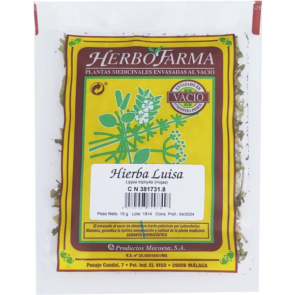 Macoesa Luisa Herb Herbofarma Macos 15 Gr