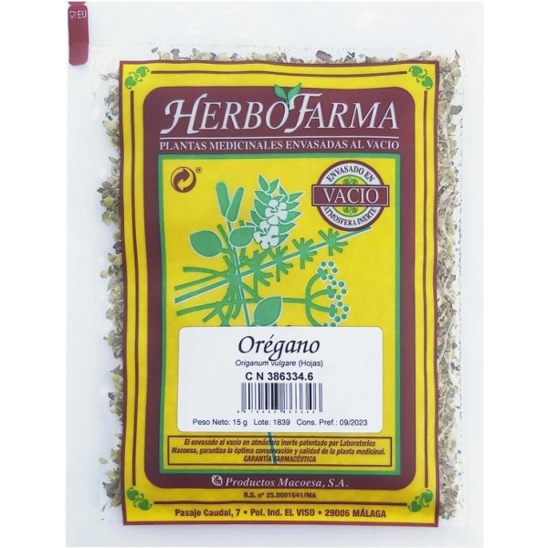 Macoesa Oregano Herbofarma 15 Gr