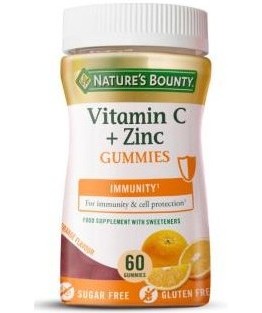 Nature\'S Bounty Natures Bounty Vit C + Zinco 60 Caramelle Gommose-image