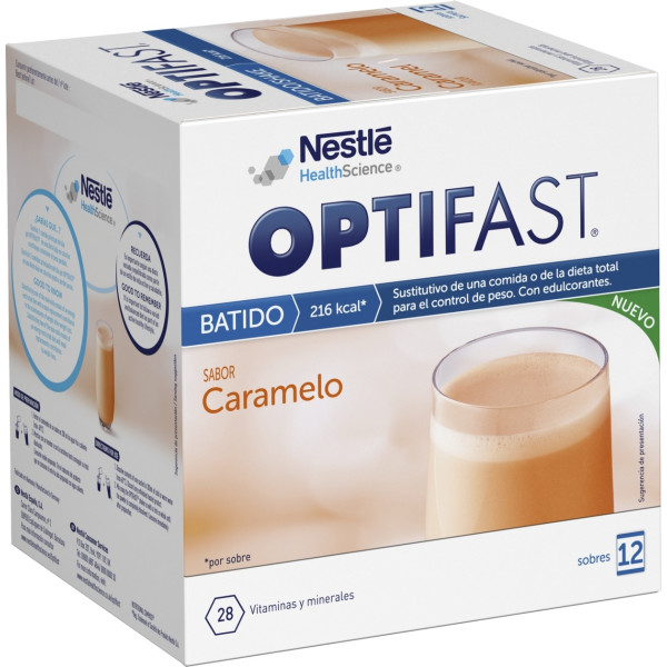 Batido de Caramelo Optifast 12 Sob X 55 Gr