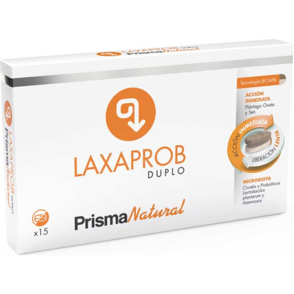 Laxaprob Duplo 15 Comp natürliches Prisma