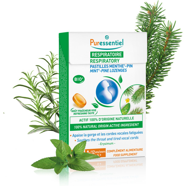 Puressentiel Pepermunt-den Keeltabletten 20 Chips