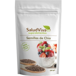 Salud Viva Chia-Samen, 250 g, umweltfreundlich, glutenfrei, zuckerfrei