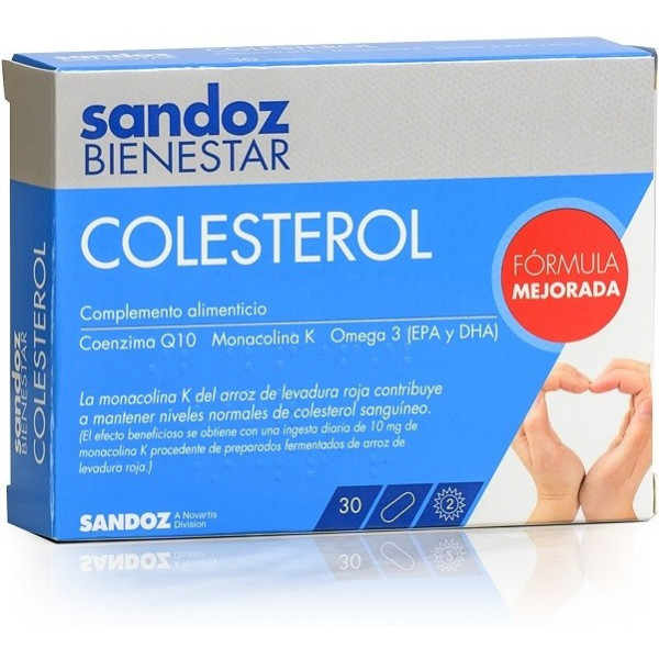 Sandoz Wellness Colesterol 30 Cápsulas