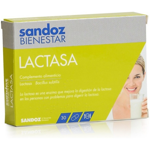 Sandoz Wellness Lactase 4500 30 Cápsulas