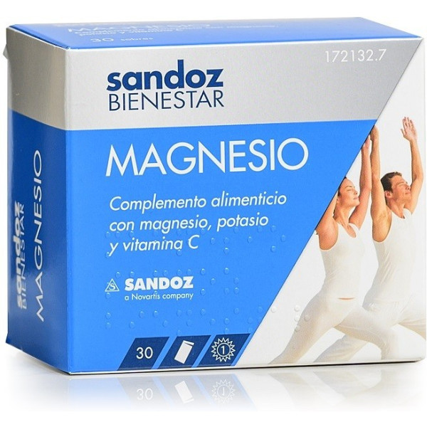 Sandoz Wellness Magnésio 30 Envelopes