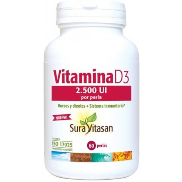 Sura Vitasan Vitamin D3 2.500ui 60 Perlen