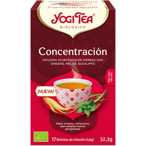 Yogi Tea Concentration 17 Infusions