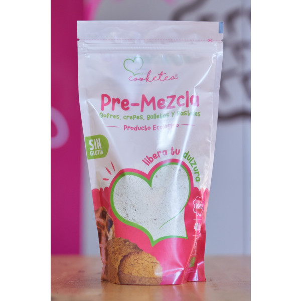 Cooketea Sweet Premiscelato per Waffles-crepes 400 Gr