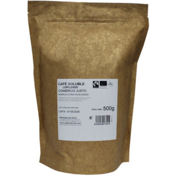 Alternativa 3 Café Solúvel Liofilizado 500 Gr Bio
