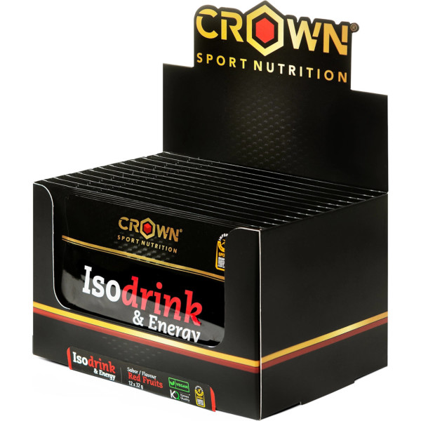 Crown Sport Nutrition Isodrink & Energy Monodose 10 Enveloppes x 32 Gr
