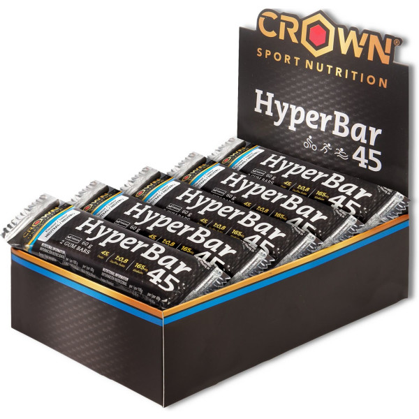 Crown Sport Nutrition Hyperbar 45 / 10 Barritas X 60 Gr Barrita De Gominola Doble Con 45g Cho En Relación 1:08 + Extra Sodio
