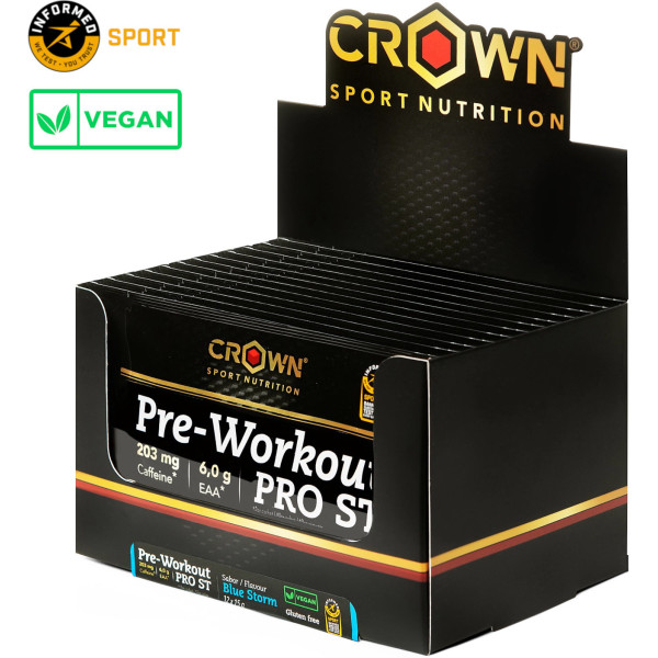 Crown Sport Nutrition Pre Workout Pro St 12 Sobres X 15 Gr