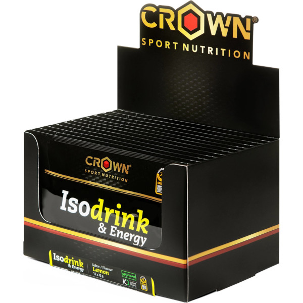 Crown Sport Nutrition Isodrink & Energy Enkele dosis 10 Enveloppen x 32 Gr