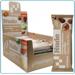 Nutrisport Nude Energy Bar 24 Barritas X 45 Gr