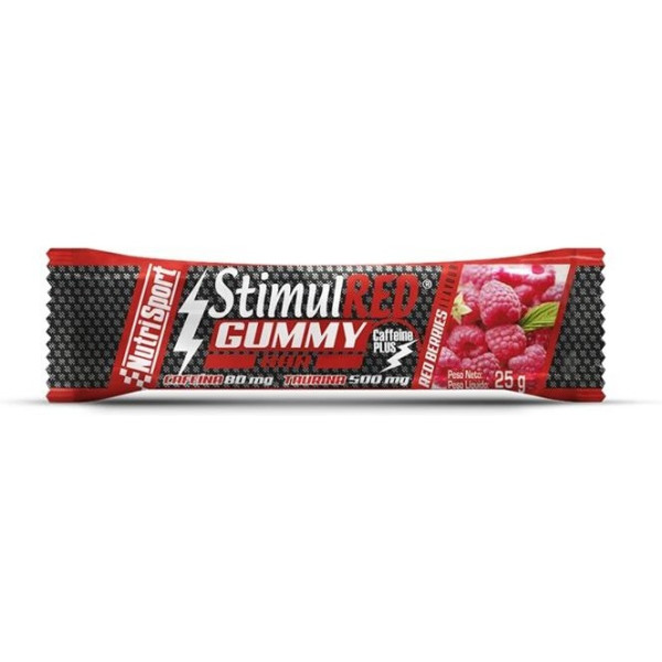 Nutrisport Stimul Goma Vermelha 28 Barras x 25 Gr