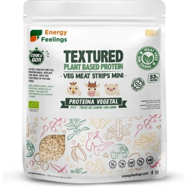 Energy Feelings Tiras De Carne Texturizadas 200 Gr Eco Vegan Sg