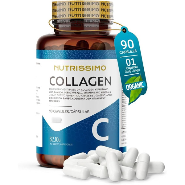 Nutrissimo Collagène+Acide Hyaluronique+multivitamine 90 Caps