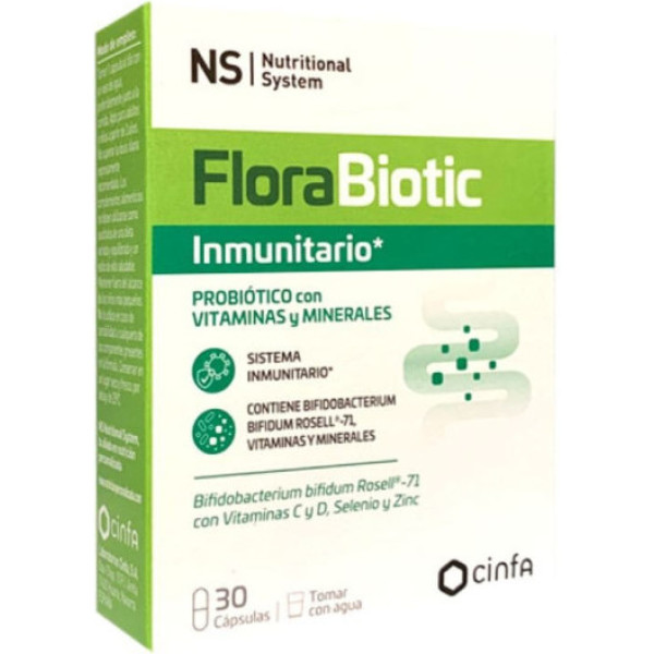 Sistema nutrizionale Florabiotic Immune 30 caps