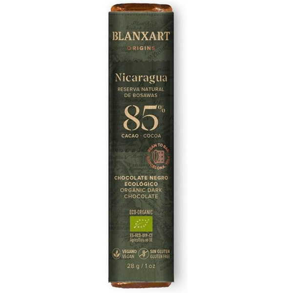 Blanxart Pure Chocolade 85% Nicaragua 28 Gr Eco