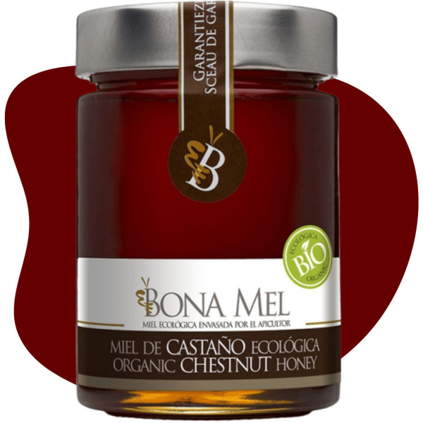 Bonamel Kastanjehoning Glazen Pot 900 Gr Bio