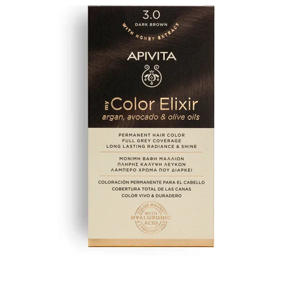 Apivita My Color Elixir Coloración Permanente 3.0 1 U Unisex