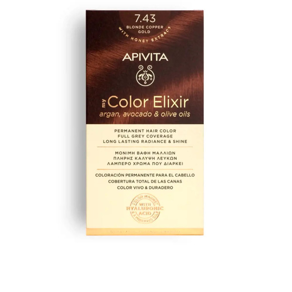 Apivita My Color Elixir Coloración Permanente 7.43 1 U Unisex