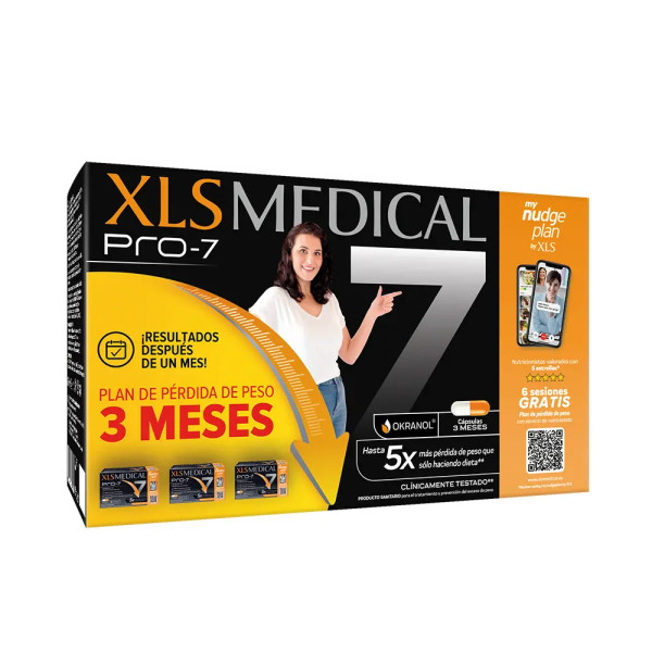 Xl-s Medical Xls Medical Pro 7 Nudge 3 X 180 Caps Unisex