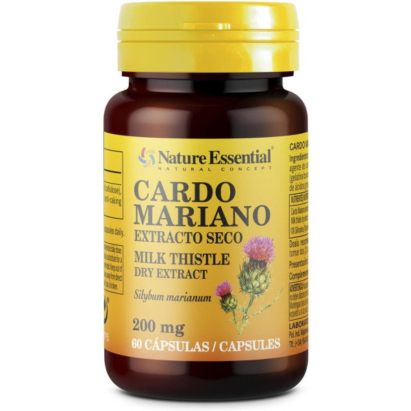 Nature Essential Milk Thistle (ext. seco) 200 mg 50 cápsulas