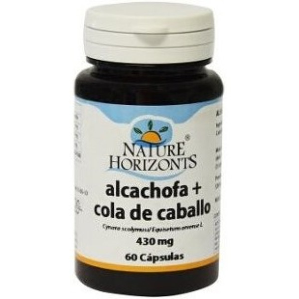 Nature Horizonts Alcachofra + Cavalinha (ext. Seca) 300 Mg 60 Cápsulas