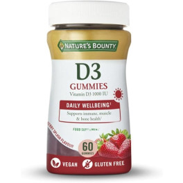 Nature\'s Bounty Multivitamin Erwachsene Vitamin B und D3 Gummies 60 Comp