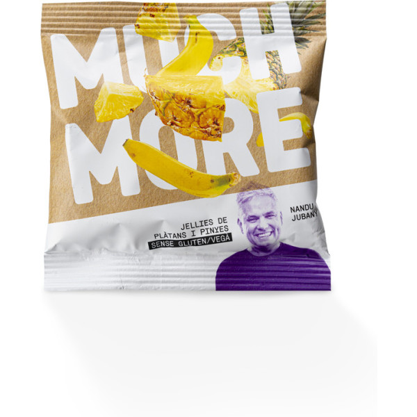 Muchmore Jellies De Plátano Y Piña 40 Gr
